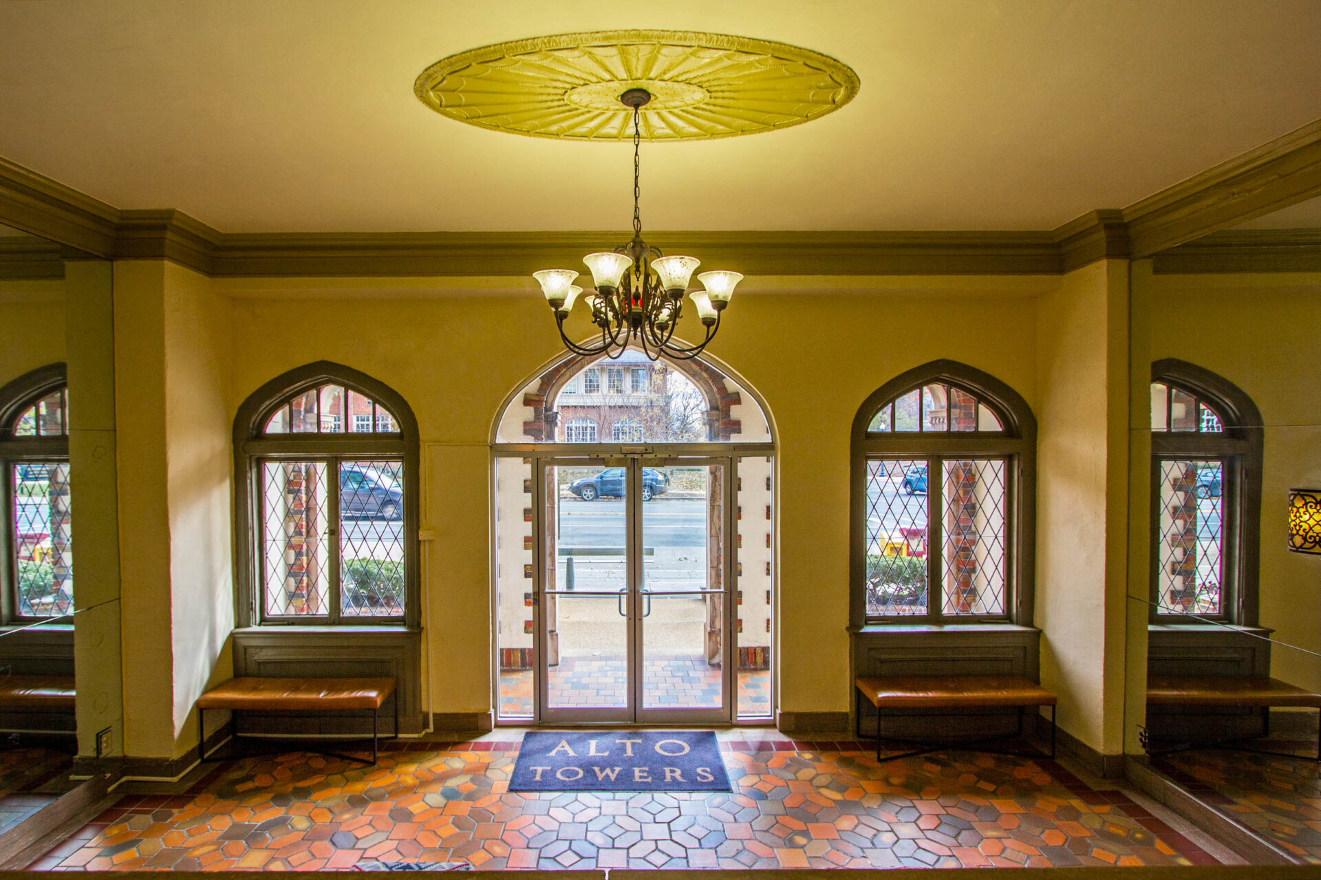alto towers apartments for rent in washington dc lobby